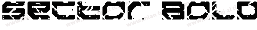 Sector Bold字体转换